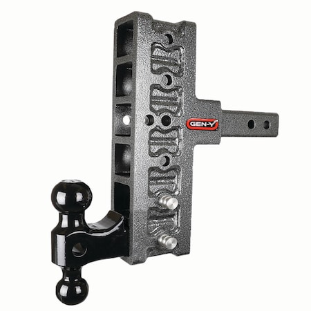 Gen-Y Hitch MEGA-DUTY 2 Shank 7.5 Offset Drop 2K TW 16K Hitch & GH-051 Dual-Ball GH-216